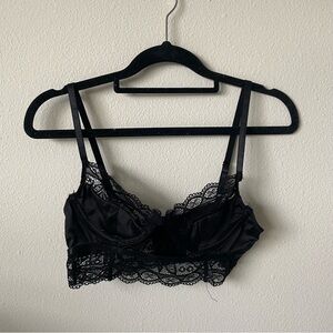 Princess Polly Skylar Bralette Black Lace Bra